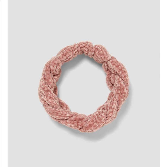 Zara BRAIDED CHENILLE HEADBAND - Picture 2 of 6